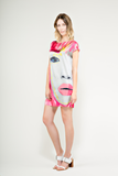 Cannes Silk dress - robe de soie cocktail - Designer