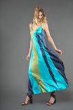 Genève - Maxi - dress - robe - silk - soie - Designer - Wallo