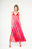 Madrid silk dress robe de soie - maxi dress - Designer - Wallo