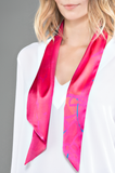 Miami cravate scarve foulard de soie - silk - Designer - Wallo